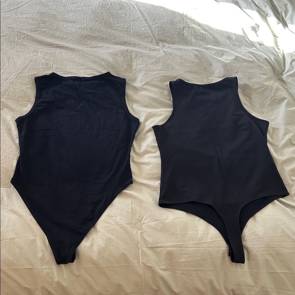 Black Tank Sleeveless Bodysuit Bundle